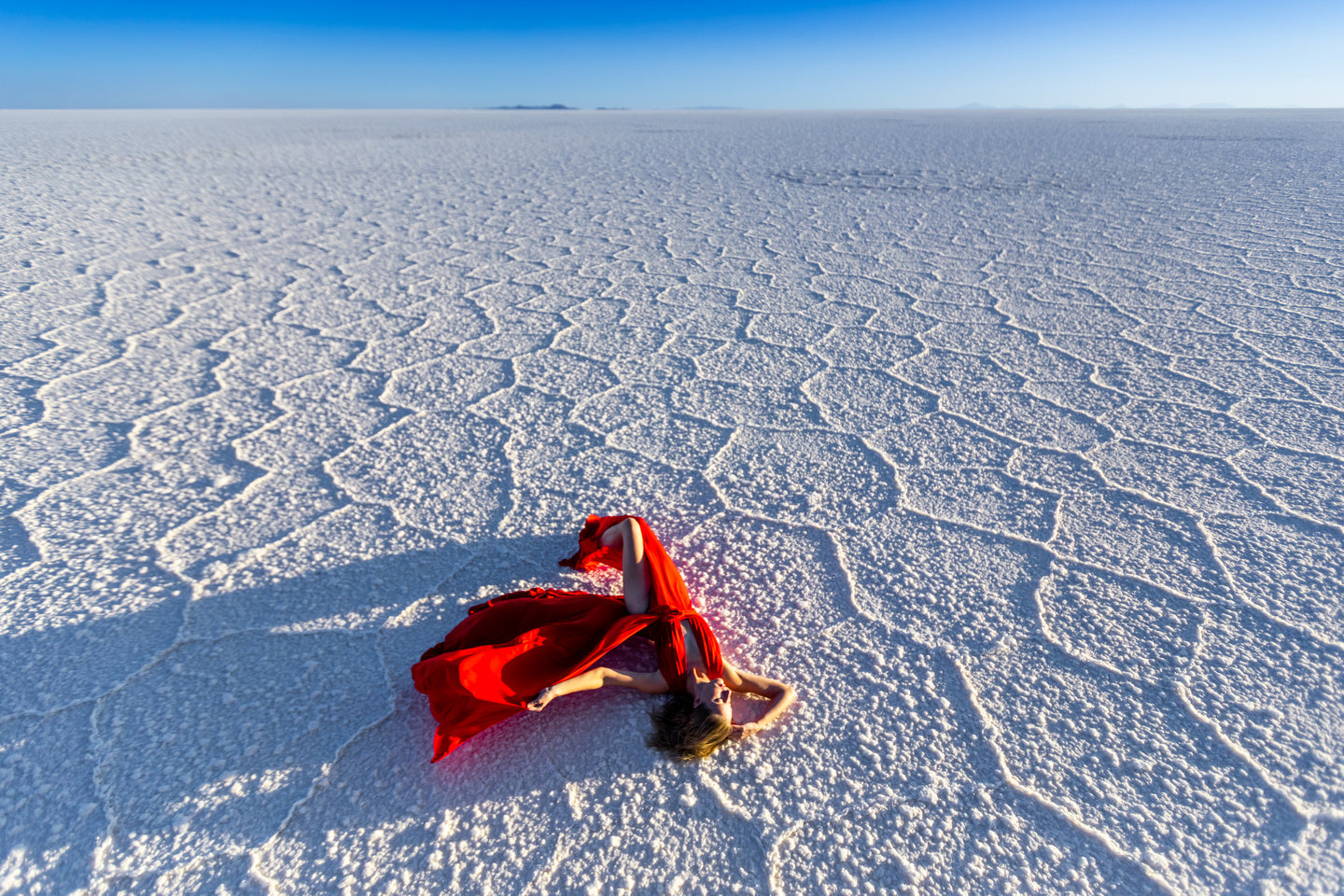 Hexagon Beauty at the Uyuni Salt Flats, Bolivia - Global Goddesses
