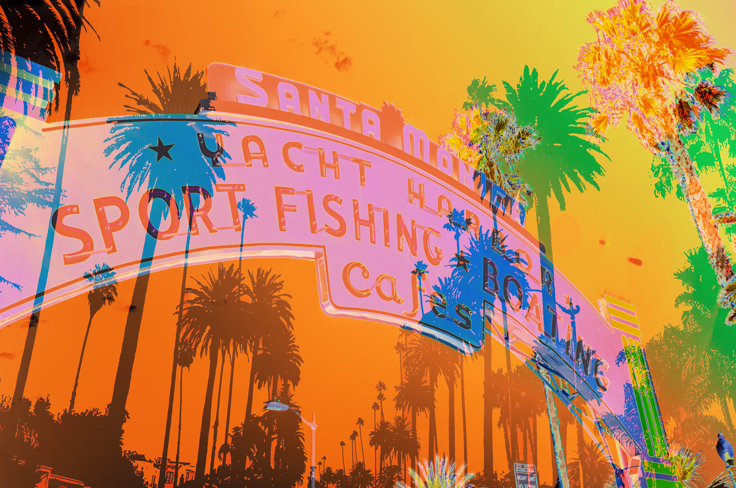 Santa Monica Cafes - Urban Pop Art