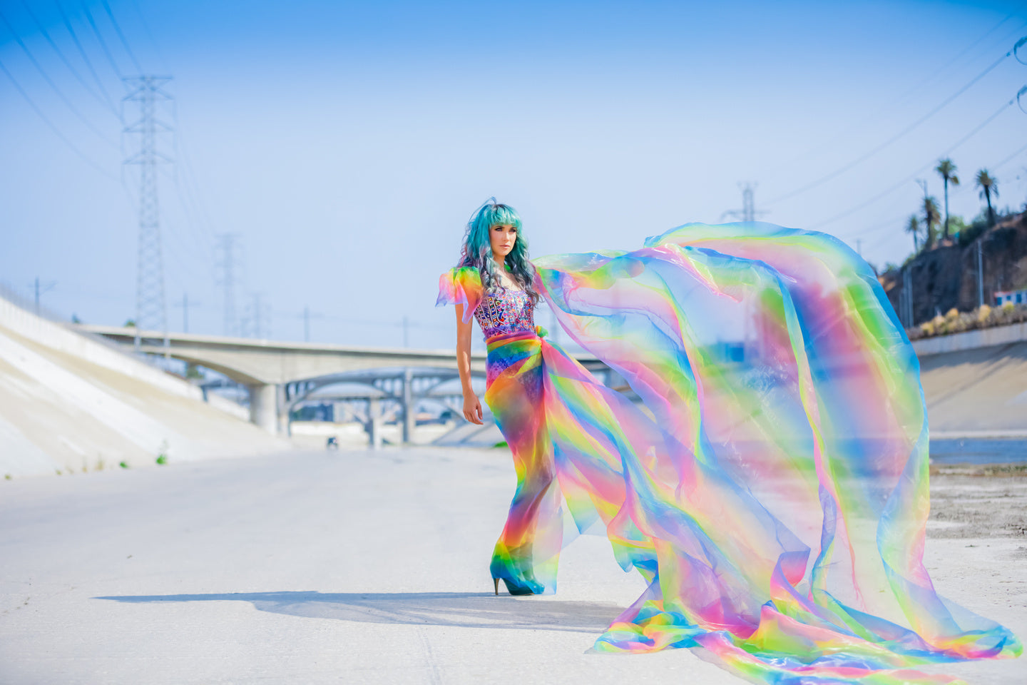 Urban Rainbow in Downtown Los Angeles - Global Goddesses