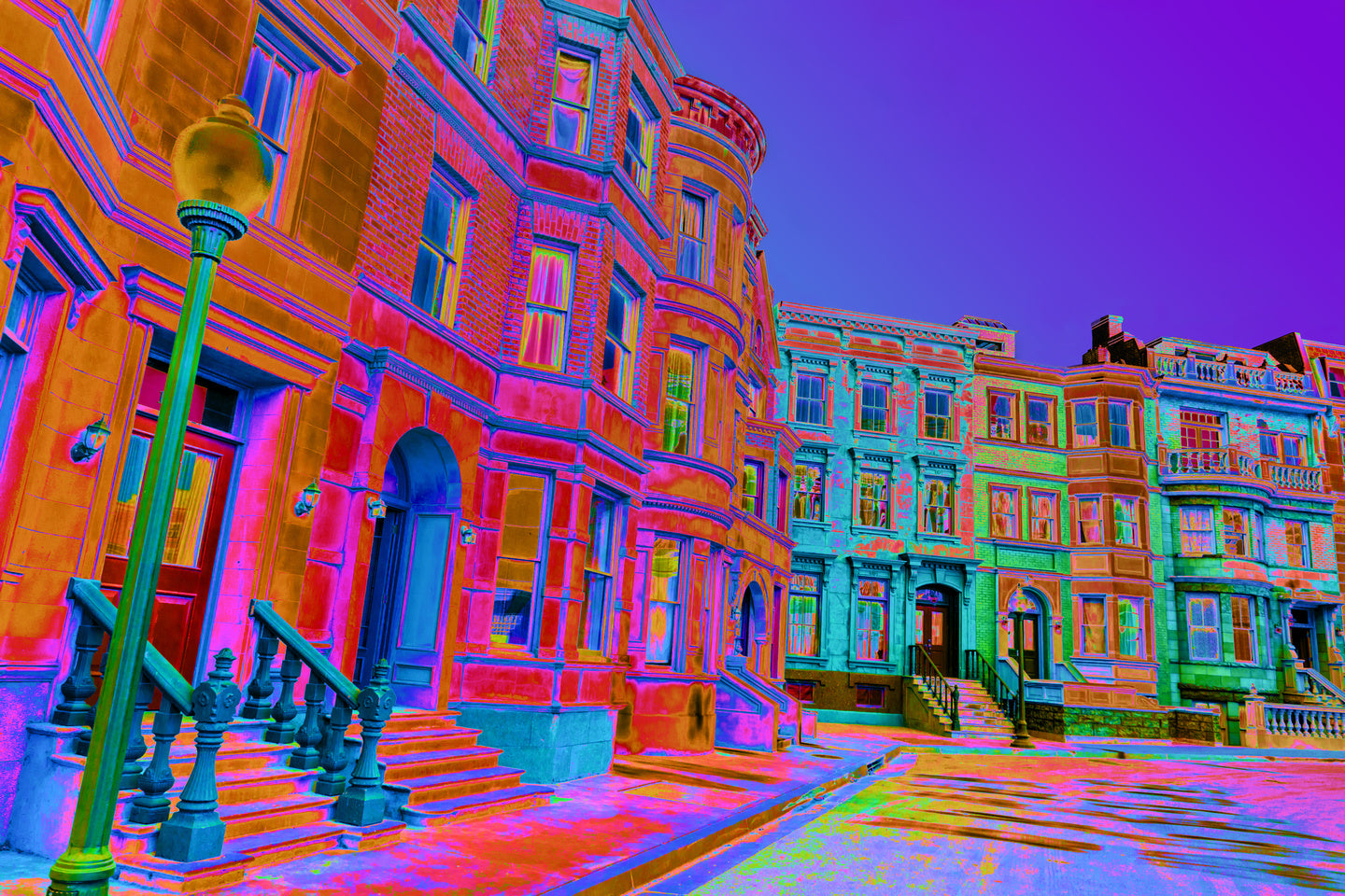 Charming Streets - Urban Pop Art