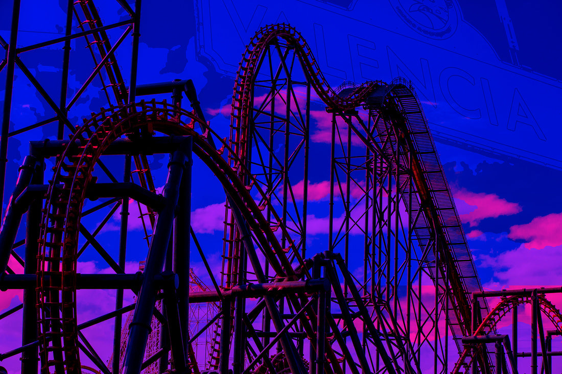 Rollercoaster - Urban Pop Art
