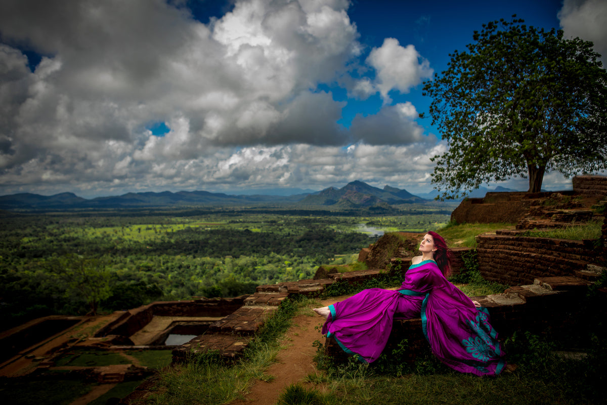 Purple Earth in Sigiriya, Sri Lanka - Global Goddesses