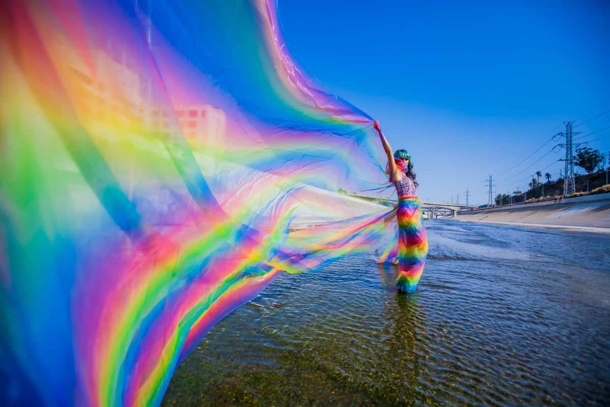 Rainbow Fairy in Downtown Los Angeles, California - Global Goddesses