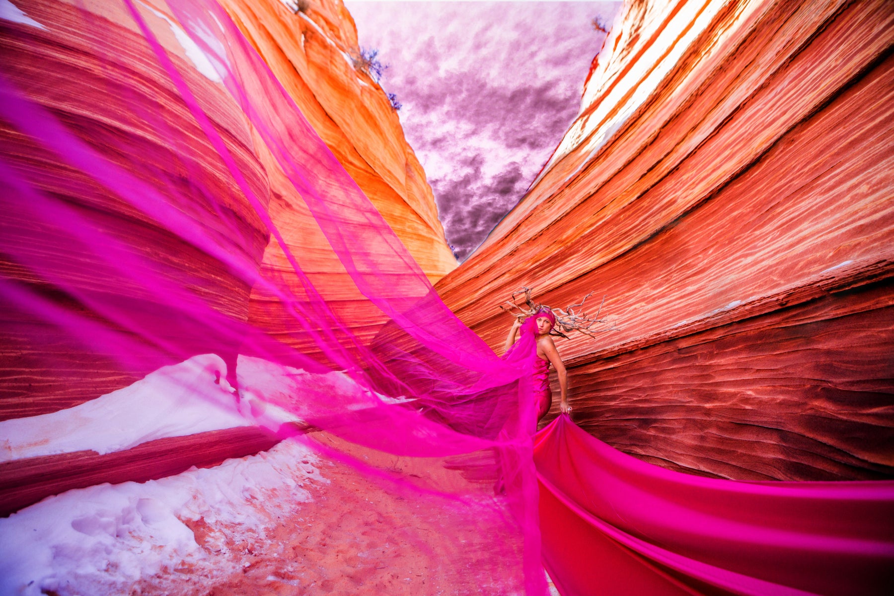 Terra Pink at Coyote Buttes - Global Goddesses