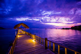 Purple Dock on Flores Island, Indonesia - Exotic Landscapes
