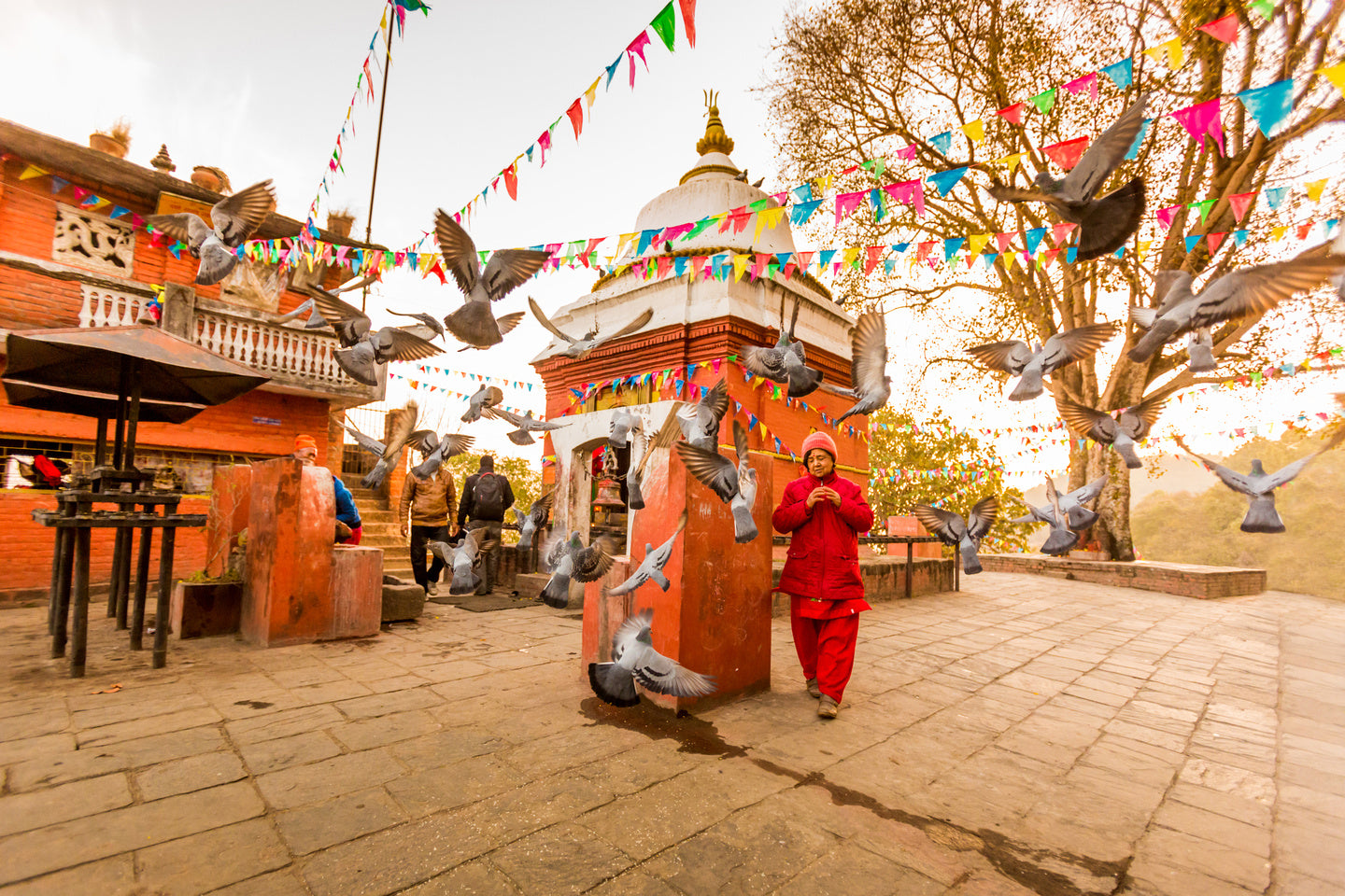 A Square in Nepal - Exotic Landscapes