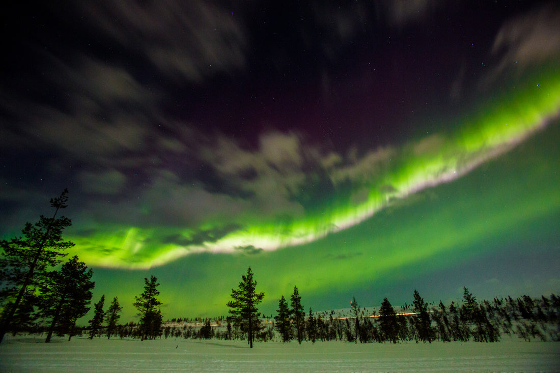 Neon Sky in Lapland, Finland - Exotic Landscapes