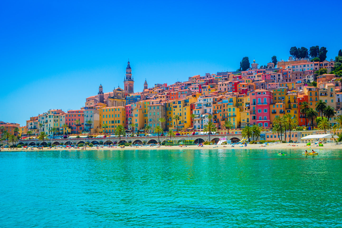 Colorful Coast in Menton, France - Exotic Landscapes
