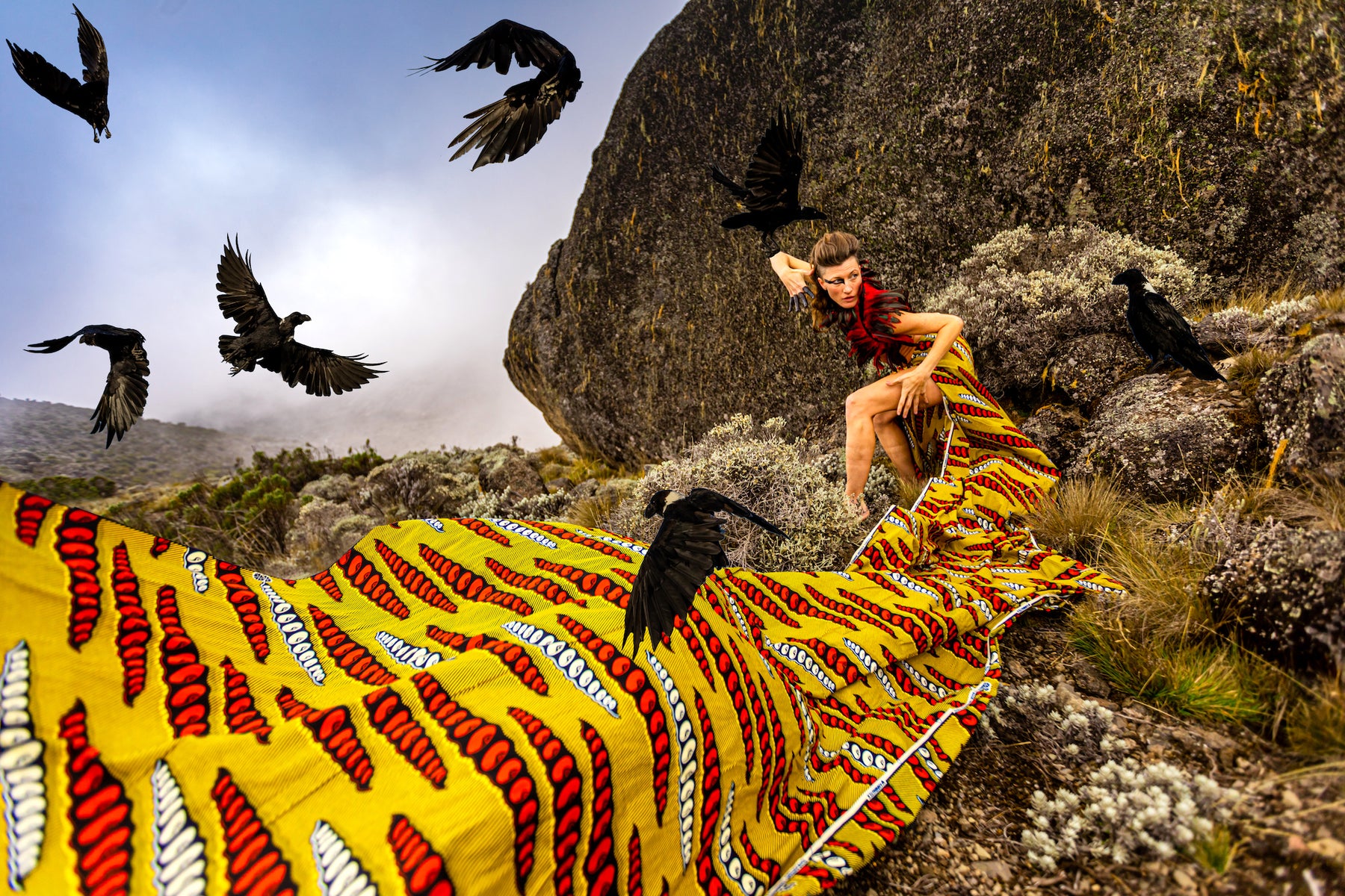 Black Crows in Mount Kilimanjaro, Tanzania - Global Goddesses